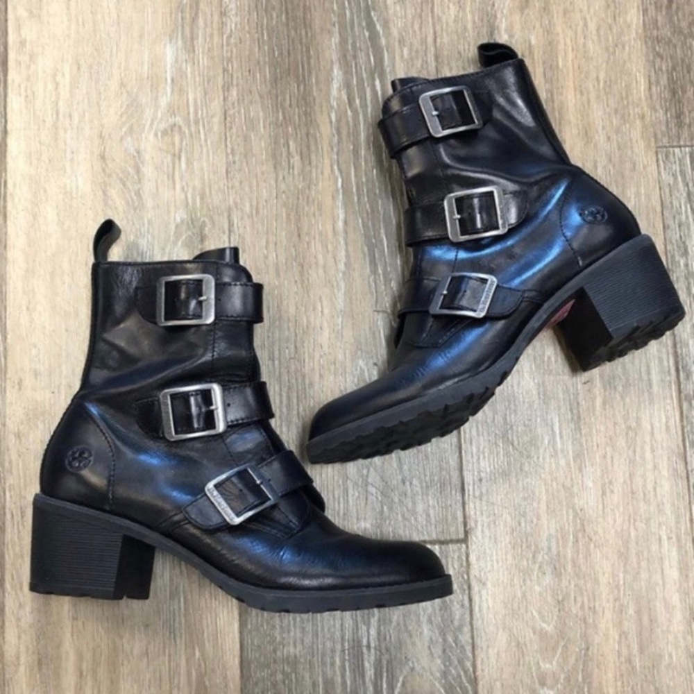 Dr. Martens Black Buckle Boots